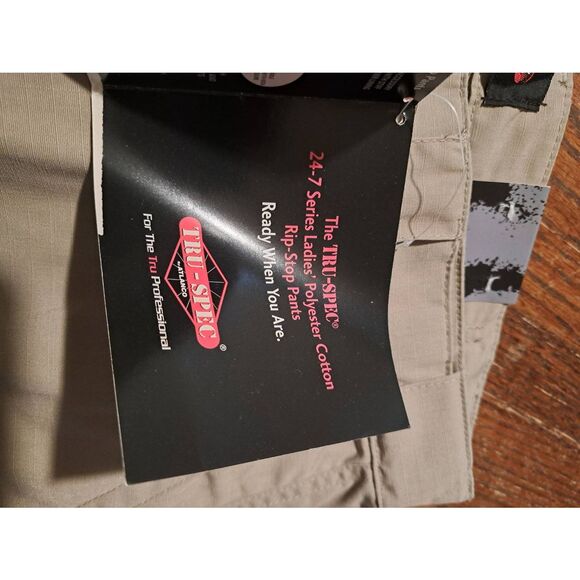 New TRU-SPEC Size 16 24-7 Series Ripstop Cargo Tactical Work Pants Tan Khaki NWT - Picture 7 of 11